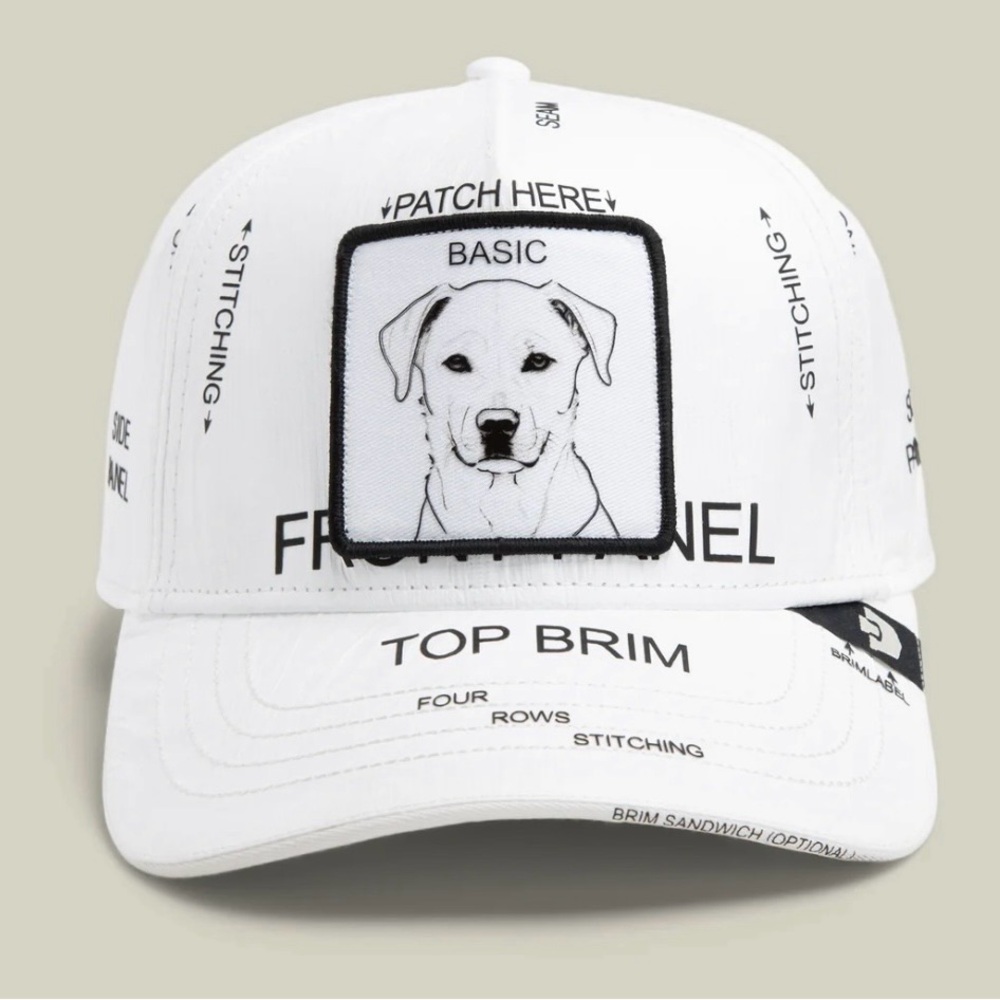 Goorin Brothers K.I.S.S. BASIC. ClassicGround up Tech.White SnapBack Trucker hat